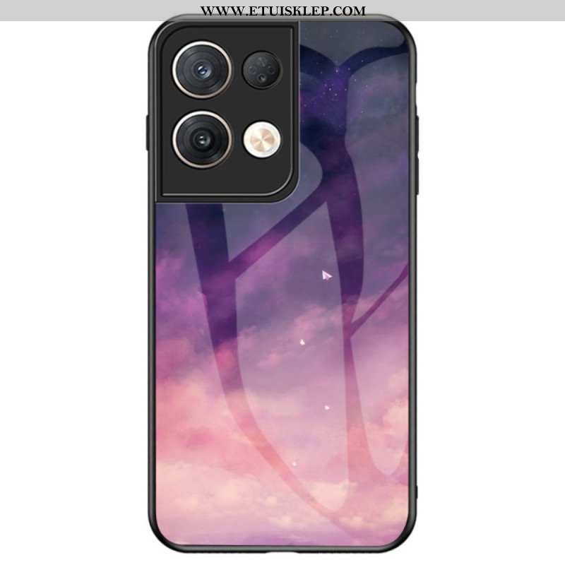 Etui do Oppo Reno 8 Pro Wzór Ze Szkła Hartowanego